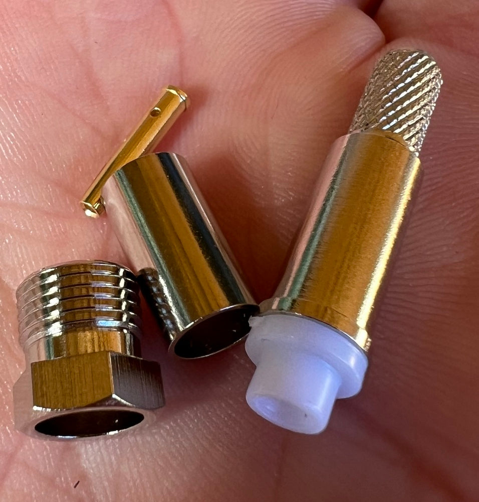 Coax Plug Crimp FME Female For RG58 Coax