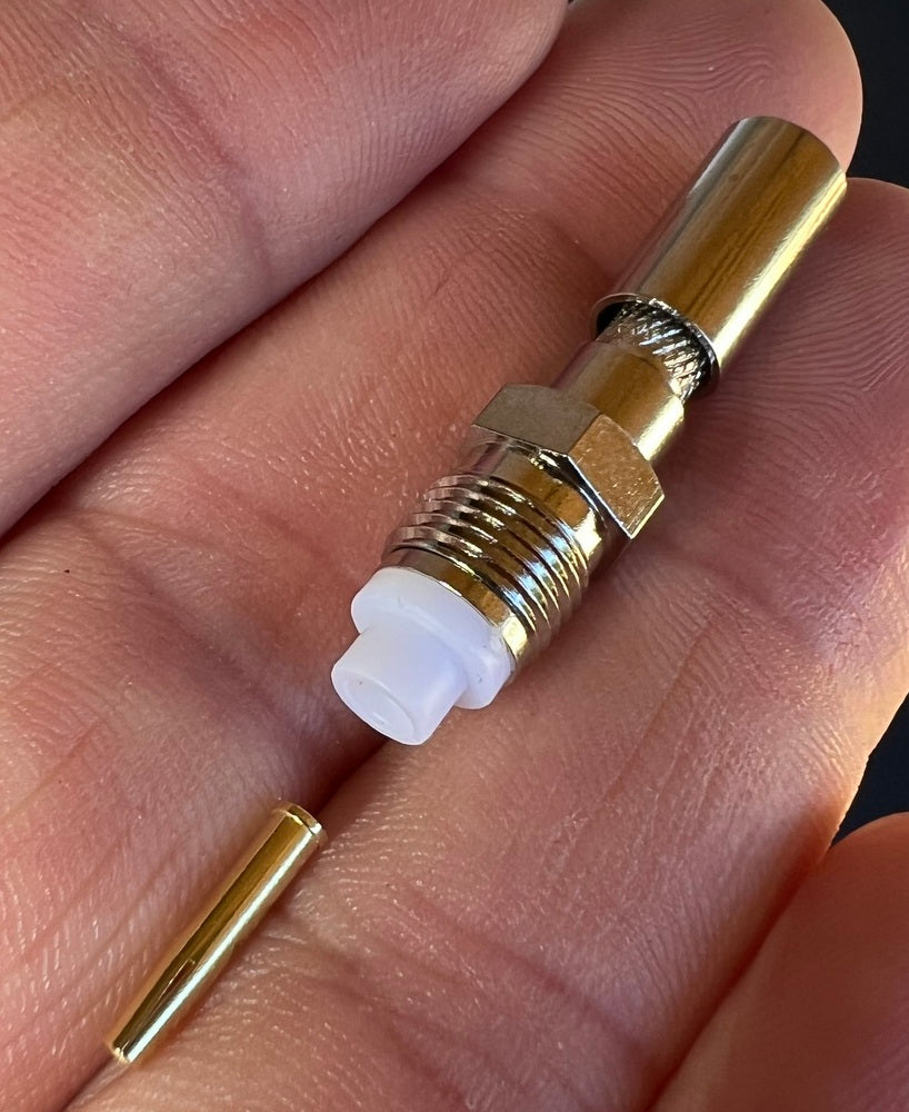 Coax Plug Crimp FME Female For RG58 Coax