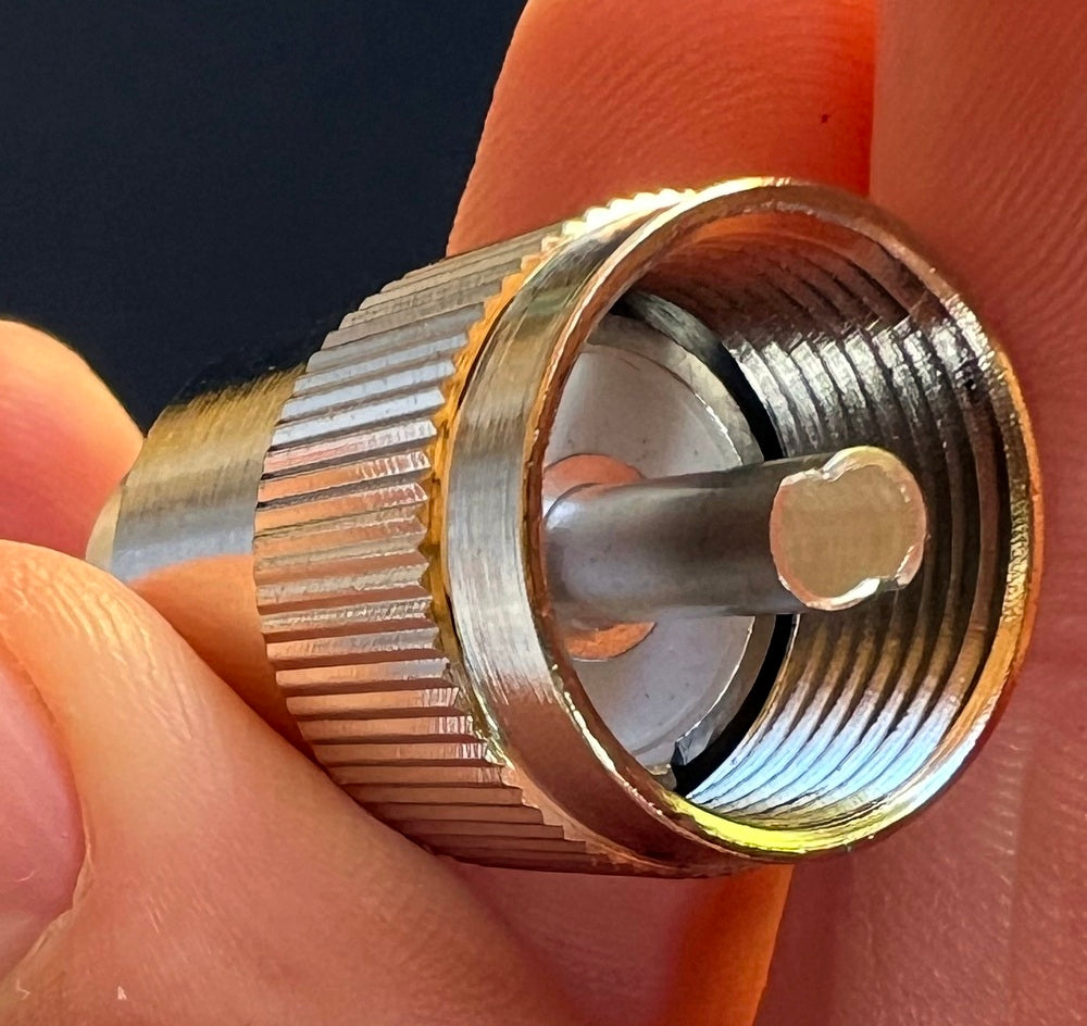 Coax Plug UHF Male4 - PL295 For RG213 Coax Screw and Solder