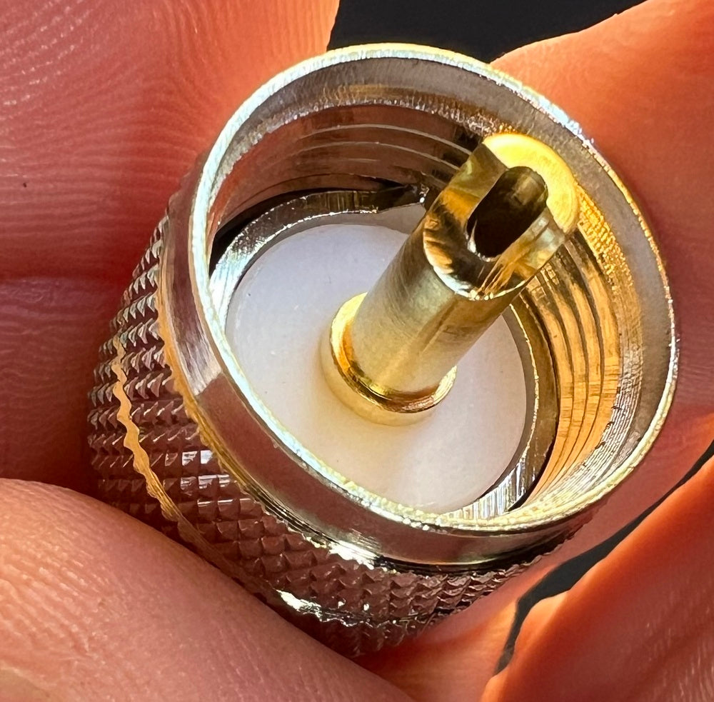 Coax Plug UHF Male2 - PL295 For RG58 Coax Crimp and Solder