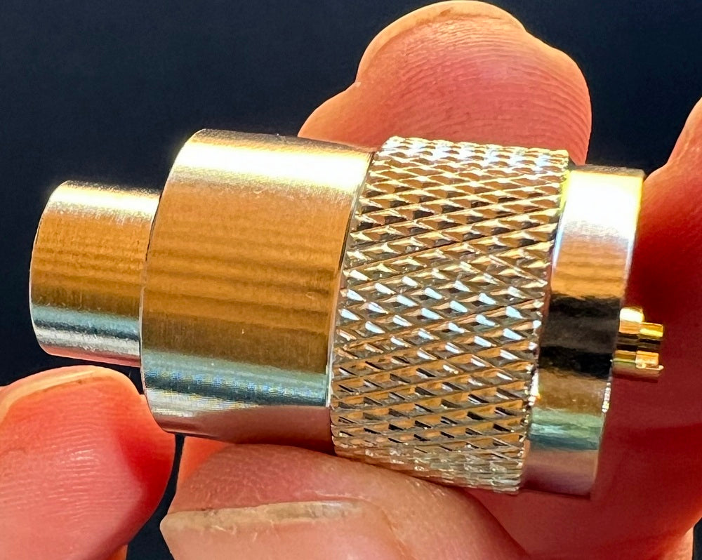 Coax Plug UHF Male3 - PL295 For RG58 Coax Screw and Solder