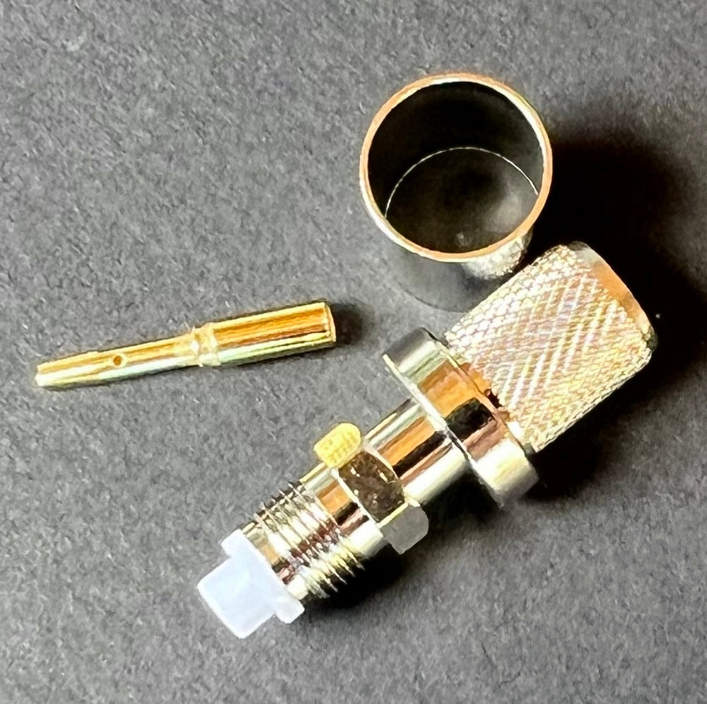 Coax Plug Crimp FME Female For RG213 Coax Crimp