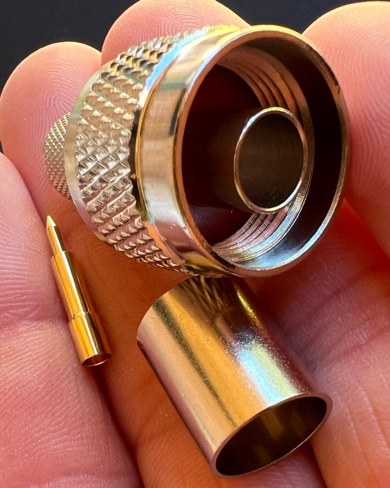Coax Plug N Type Male For RG213 Coax Crimp