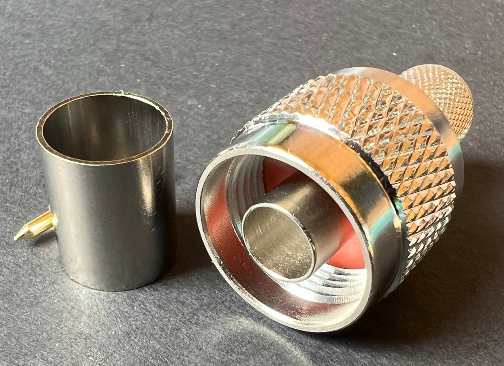 Coax Plug N Type Male For RG213 Coax Crimp