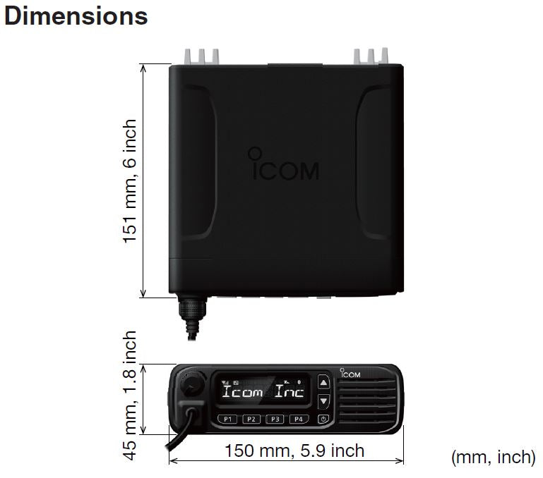 2Way Radio - Icom IC-F5130D (VHF)