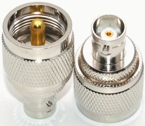 Coax Adapter PL259 Male <> BNC FMale