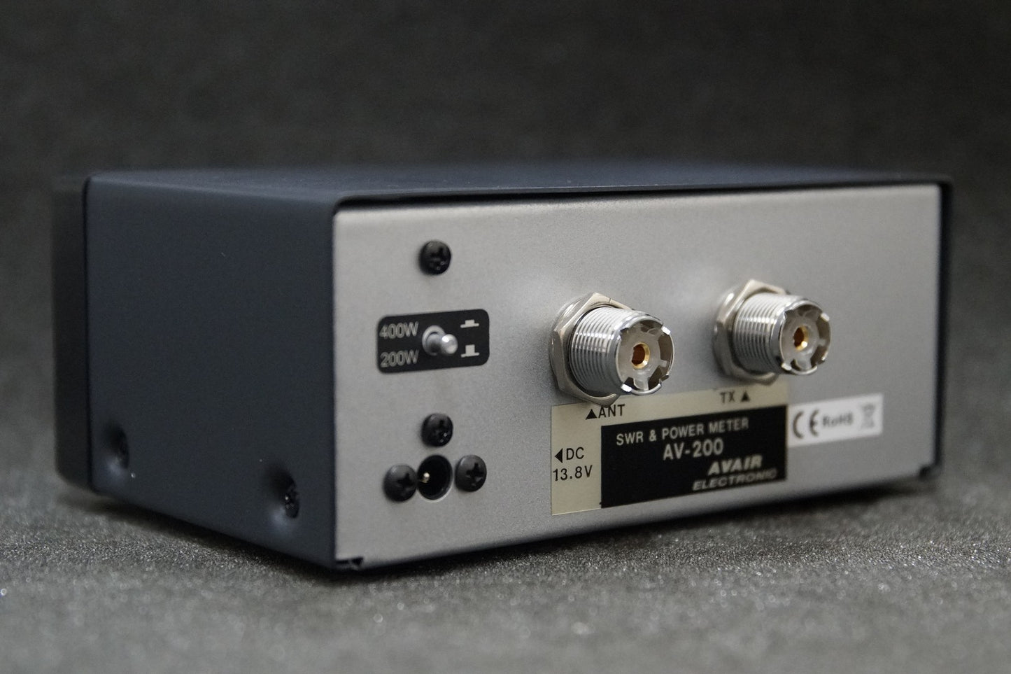SWR Meter, VSWR Meter - AV200 1.8Mhz to 160Mhz - Peak 400Watts