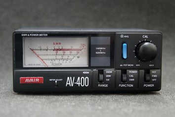 SWR Meter, VSWR Meter - AV400 140Mhz to 525Mhz - Peak 400Watts
