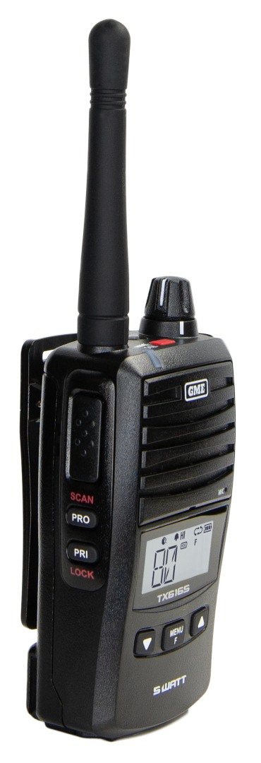 UHF CB - GME TX6165X Handheld Portable Radio - 476-477Mhz