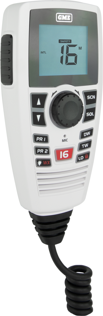 Marine Radio - GME GX750W "WHITE" - VHF Marine Radio