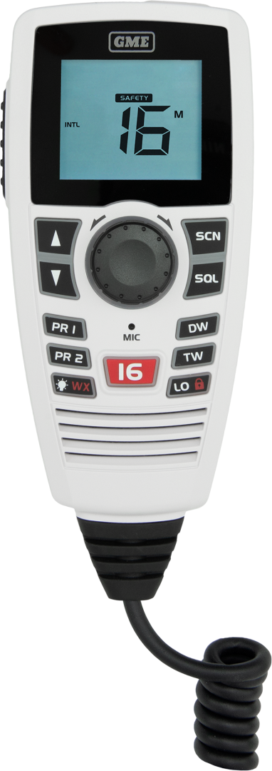 Marine Radio - GME GX750W "WHITE" - VHF Marine Radio