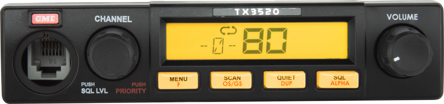 UHF CB Radio - GME TX3520S - 476-477Mhz