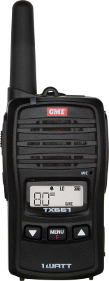 UHF CB - GME TX667-1Watt Handheld Portable Radio - 476-477Mhz