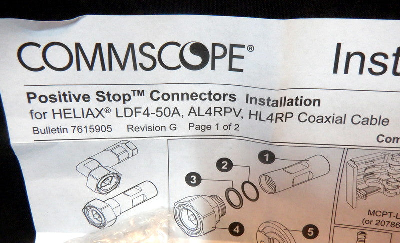 LDF4-50 N-Type "Male" Heliax Coax Plug