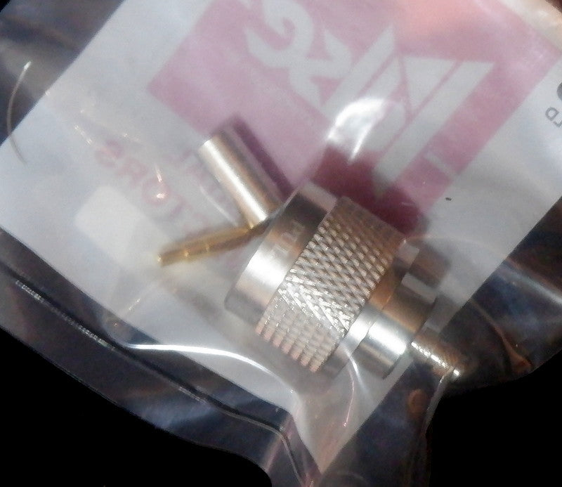 N-Type Male Crimp Coax Plug For RG58 Cable N88 - W1017